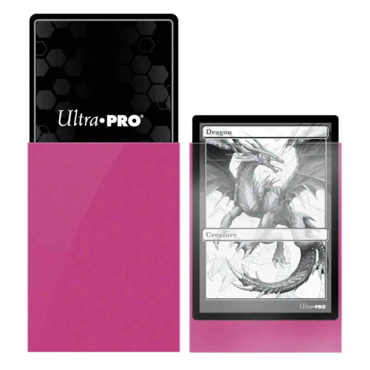 Ultra Pro PRO-Matte 50ct Standard Deck Protector® Sleeves Bright Pink