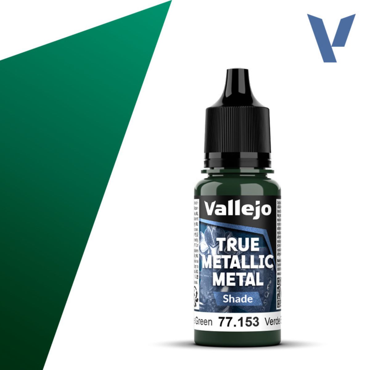 Vallejo Beetle Green 18 ml - True Metallic Metal Shade