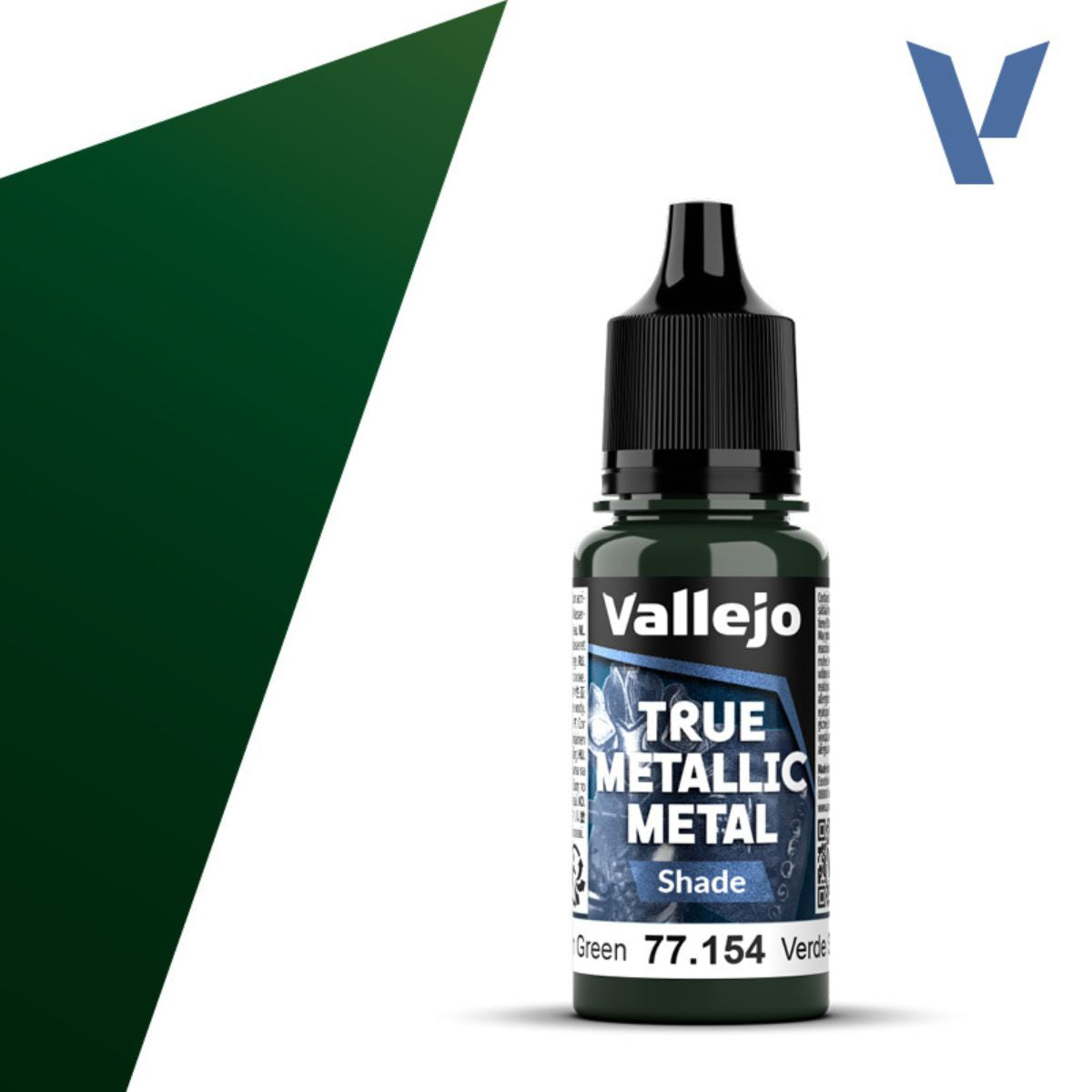 Vallejo Dusken Green 18 ml - True Metallic Metal Shade
