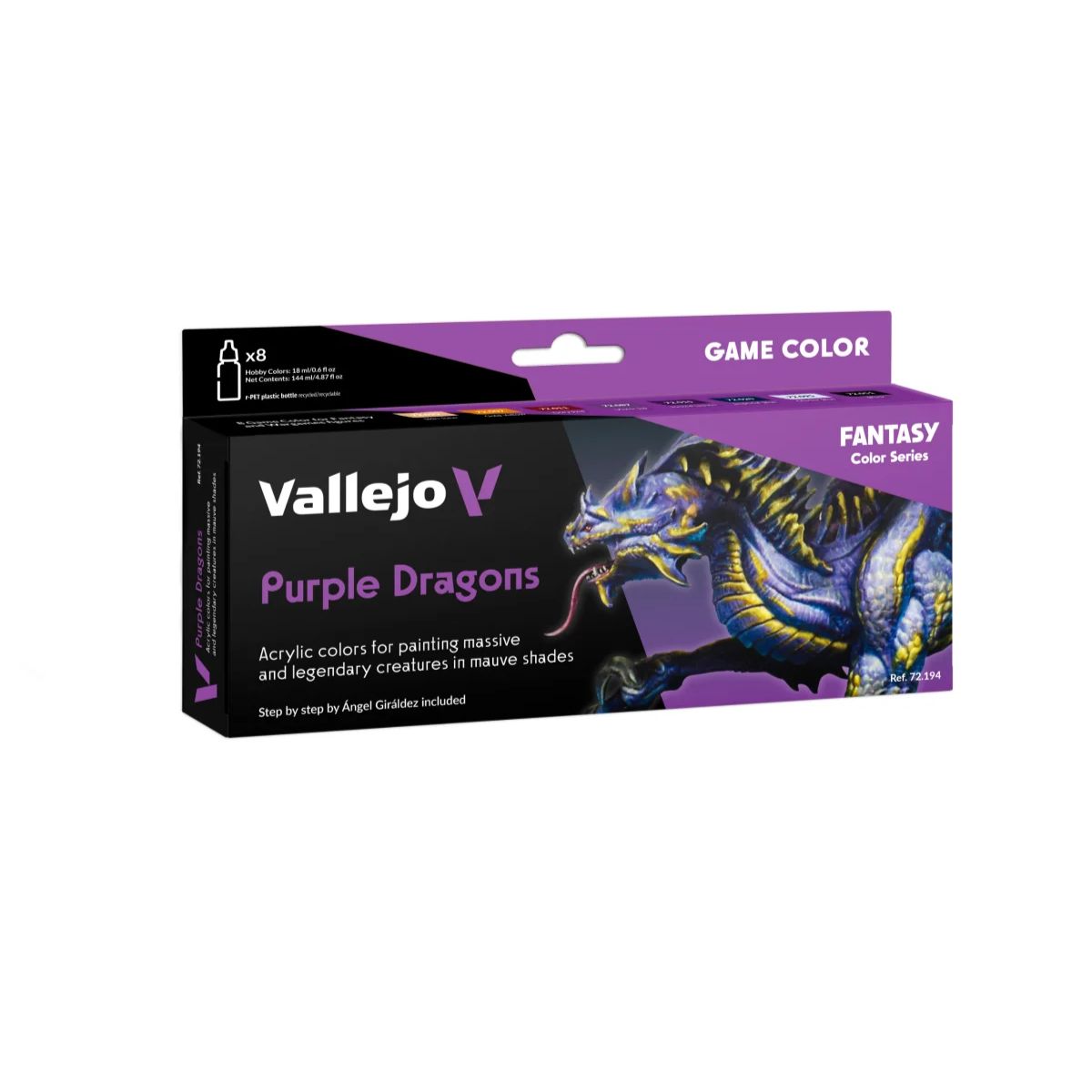 Vallejo Game Color Purple Dragons Set (8 x 18ml)