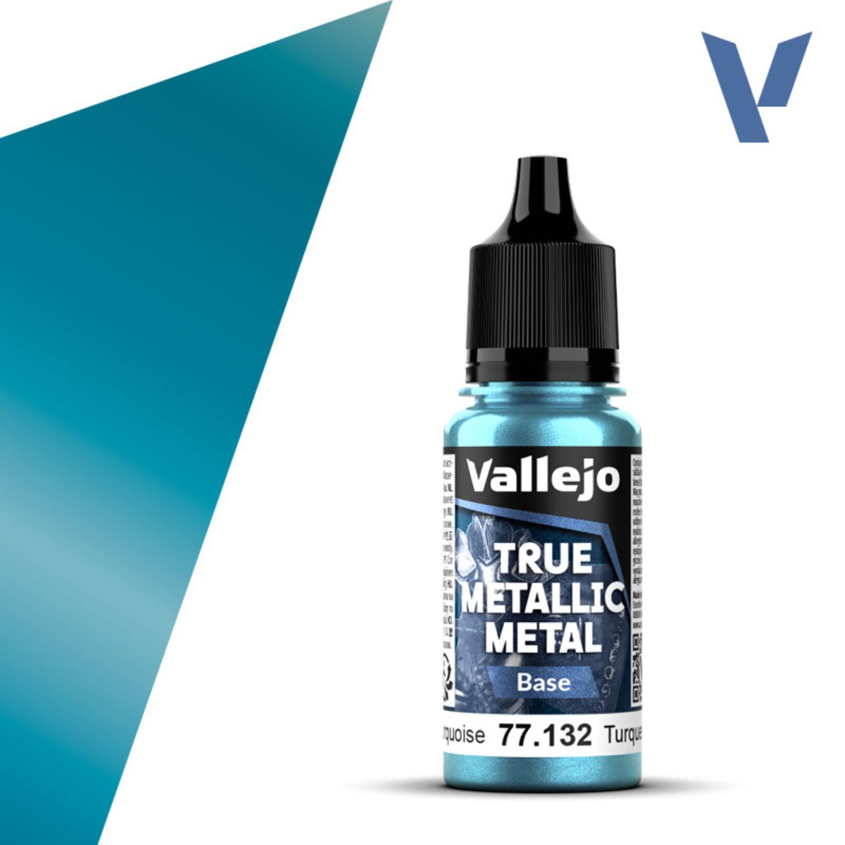 Vallejo Hydra Turquoise 18 ml - True Metallic Metal Base