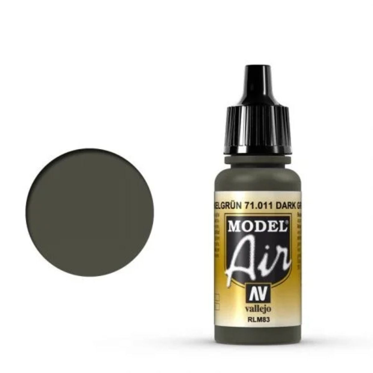 Vallejo Model Air 011 Dark Green RLM83 (17 ml)