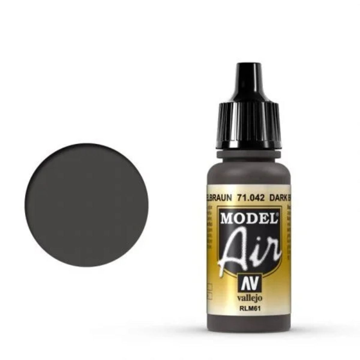 Vallejo Model Air 042 Dark Brown RLM61 (17 ml)