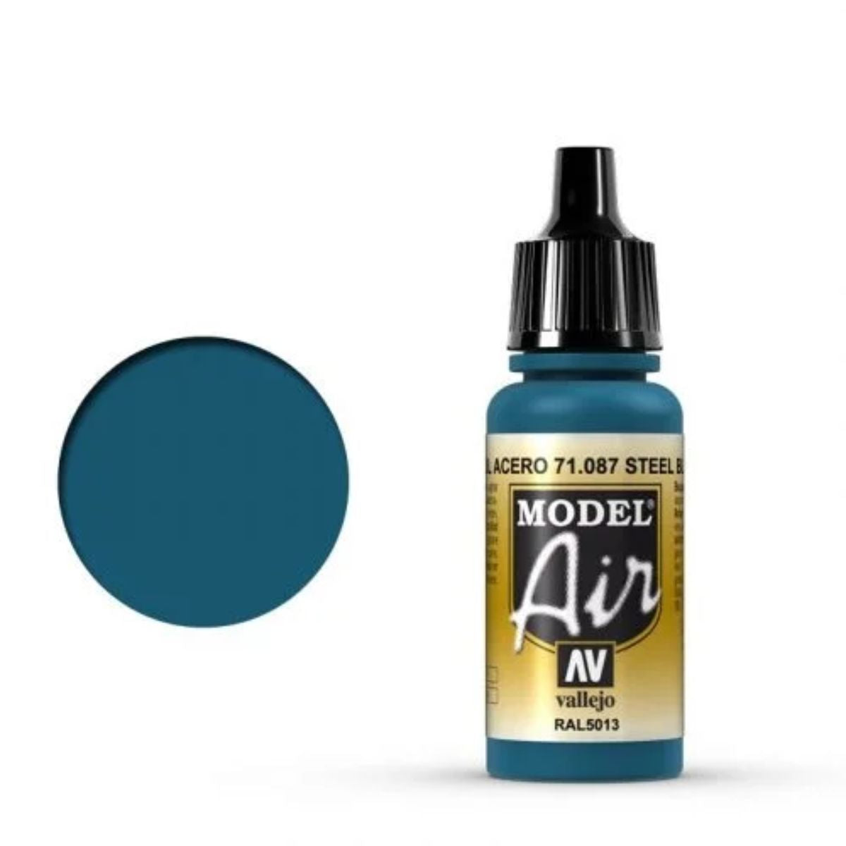 Vallejo Model Air 087 Steel Blue (17 ml)