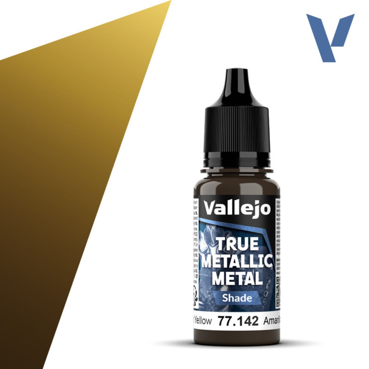 Vallejo Radiant Yellow 18 ml - True Metallic Metal Shade