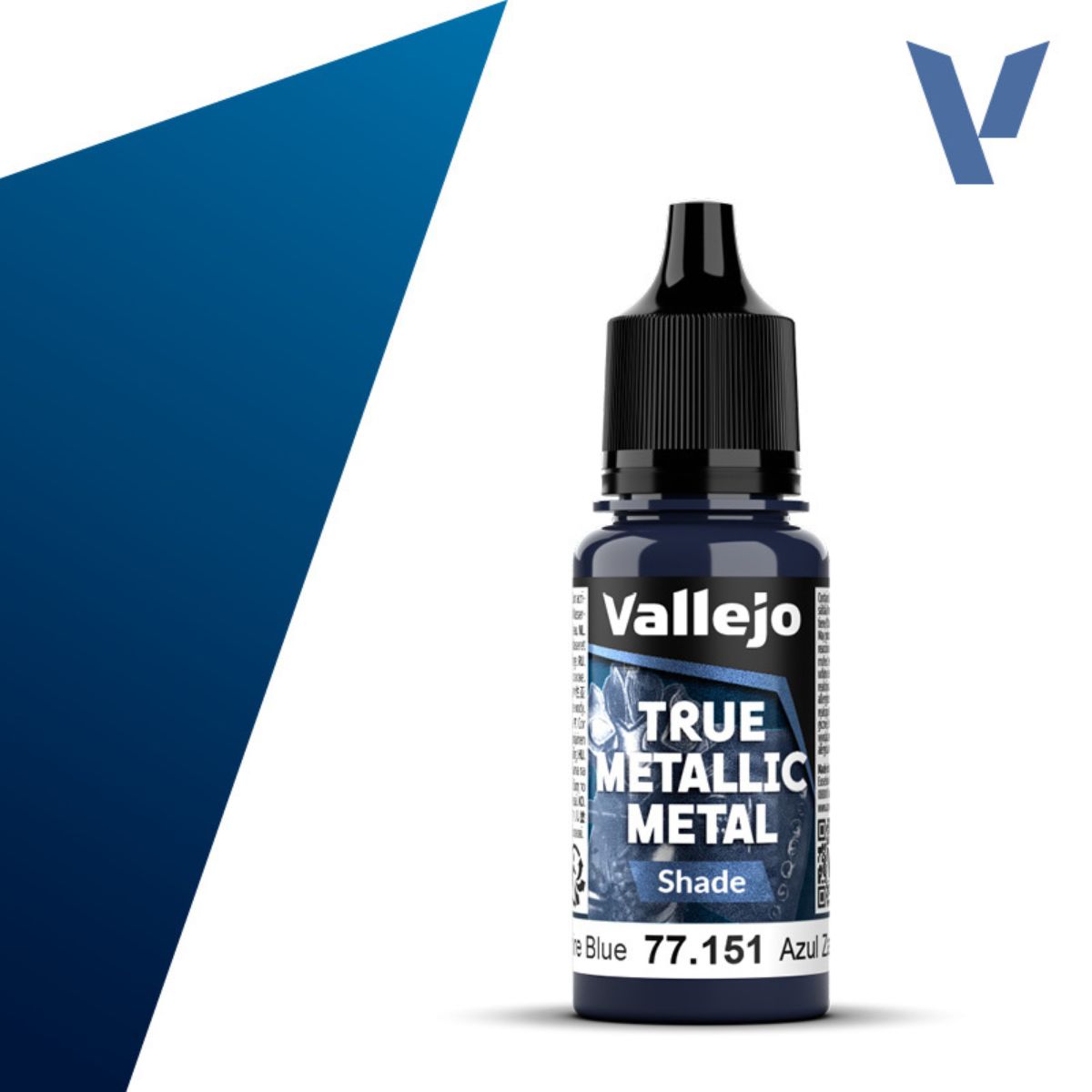 Vallejo Sapphire Blue 18 ml - True Metallic Metal Shade