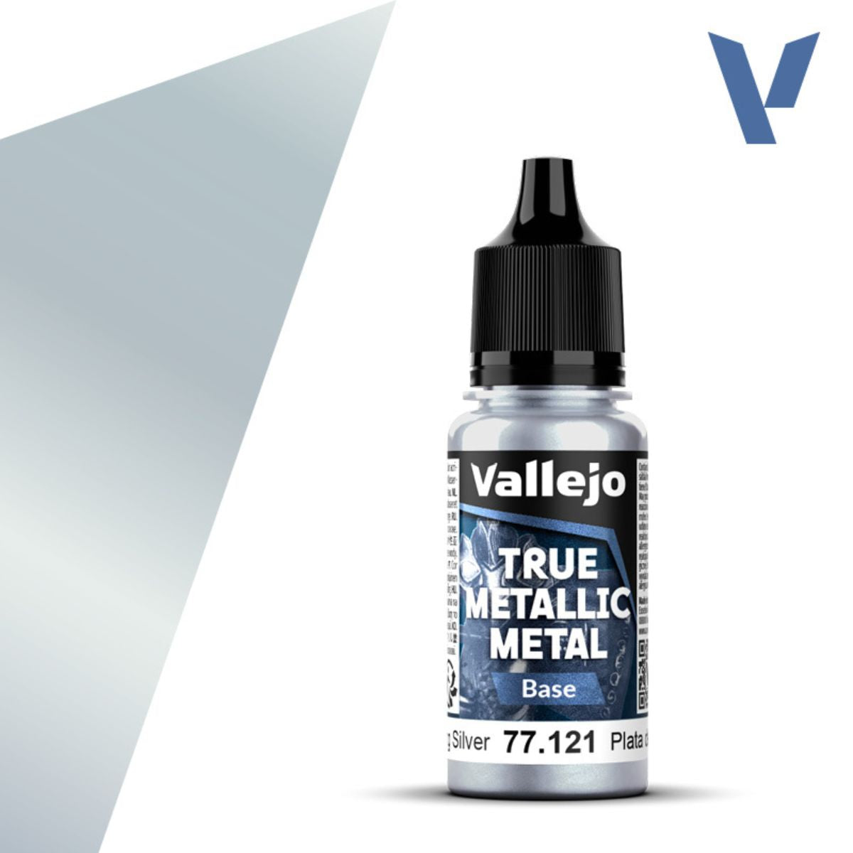 Vallejo Sterling Silver 18 ml - True Metallic Metal Base