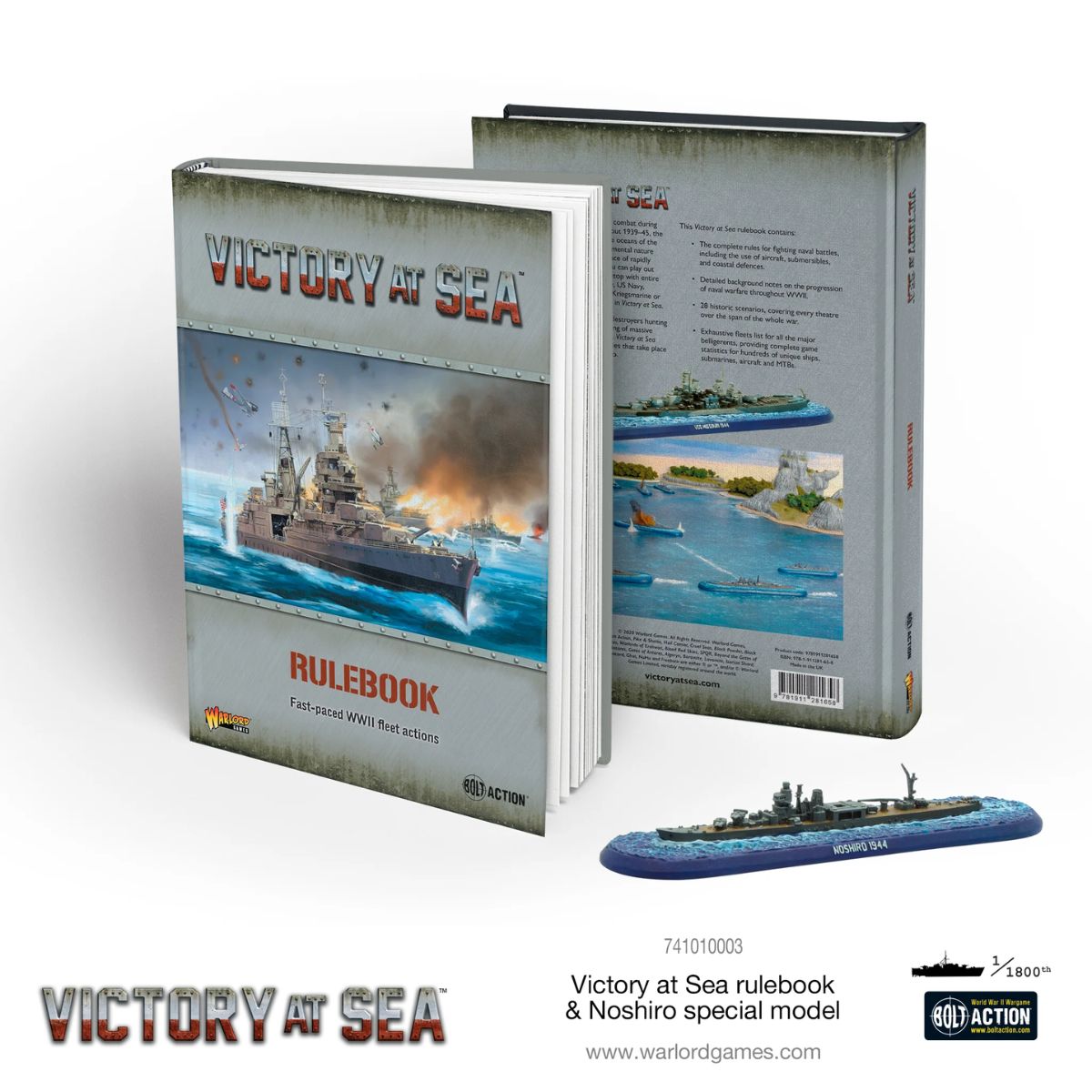 Victory at Sea Hardback Regelbuch Englisch