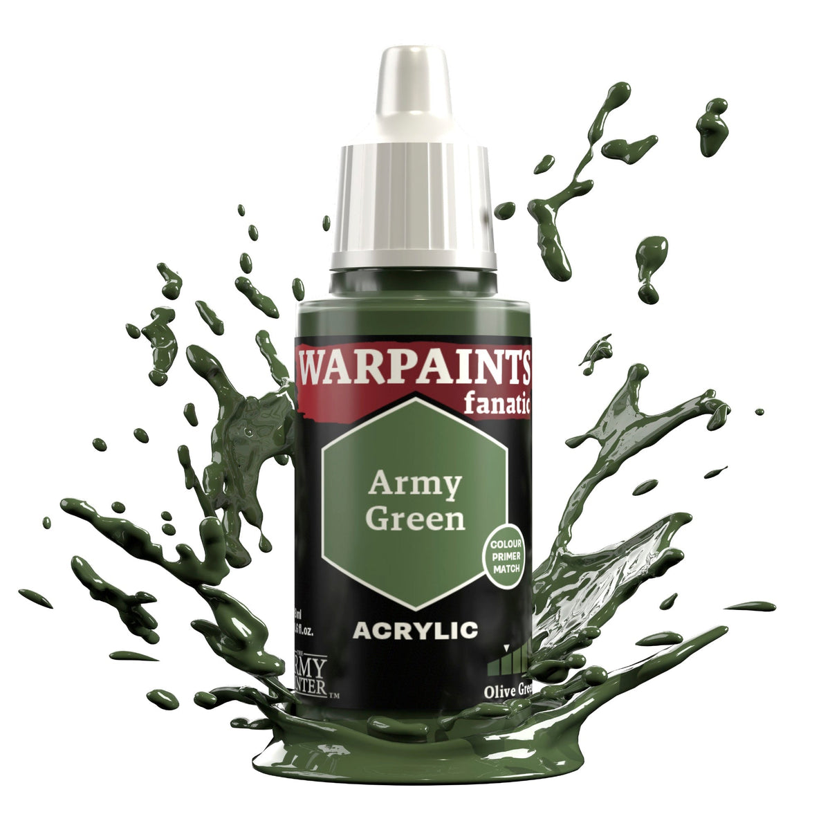 The Army Painter Warpaints Fanatic Army Green