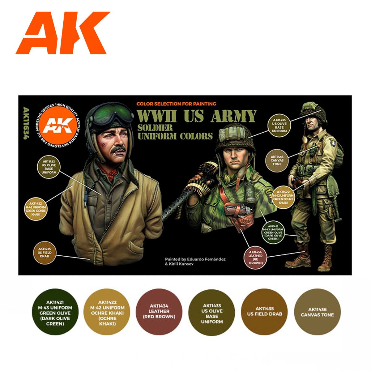 AK Interactive Ww2 Us Uniforms 3G