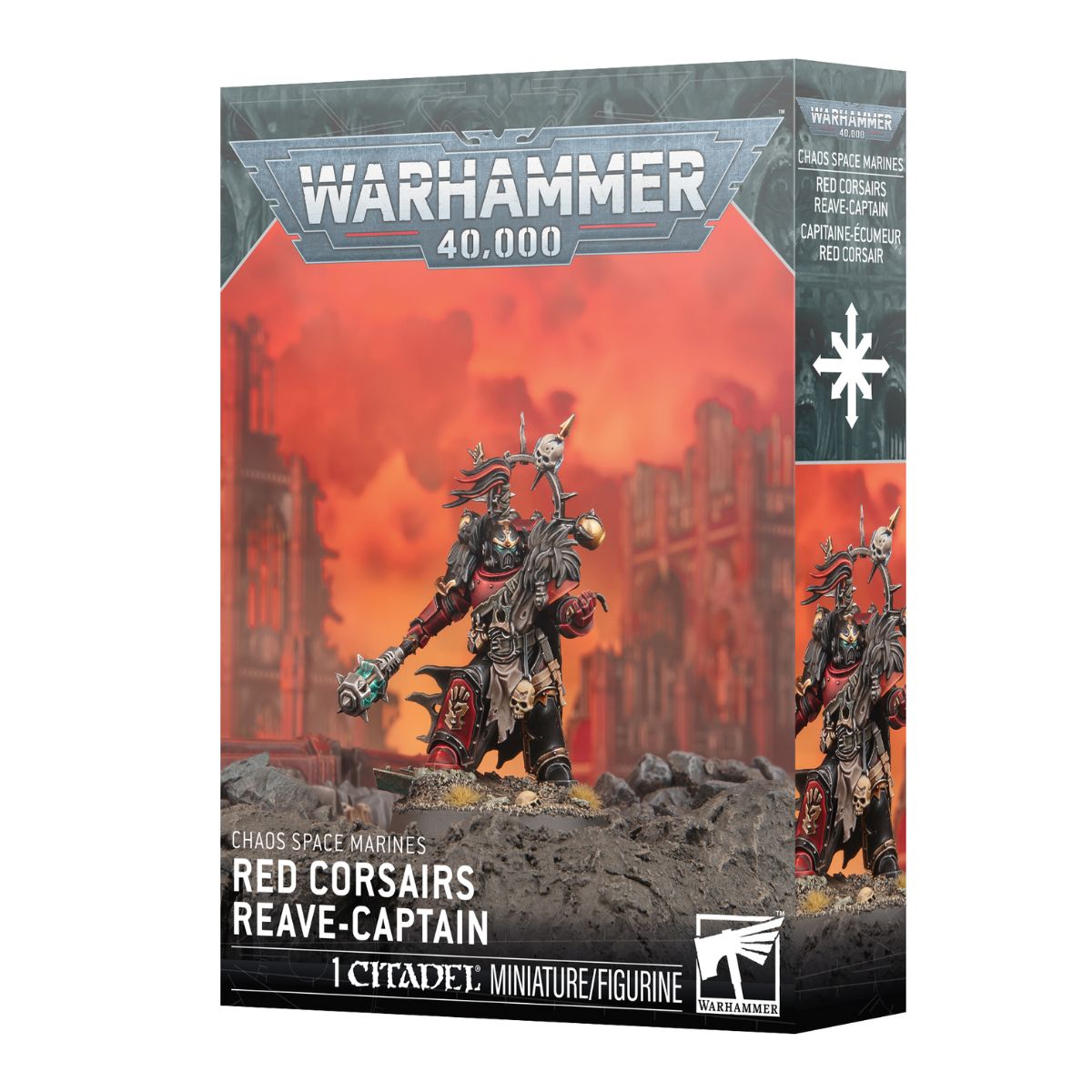 Warhammer 40.000 Chaos Space Marines Red Corsairs Reave Captain