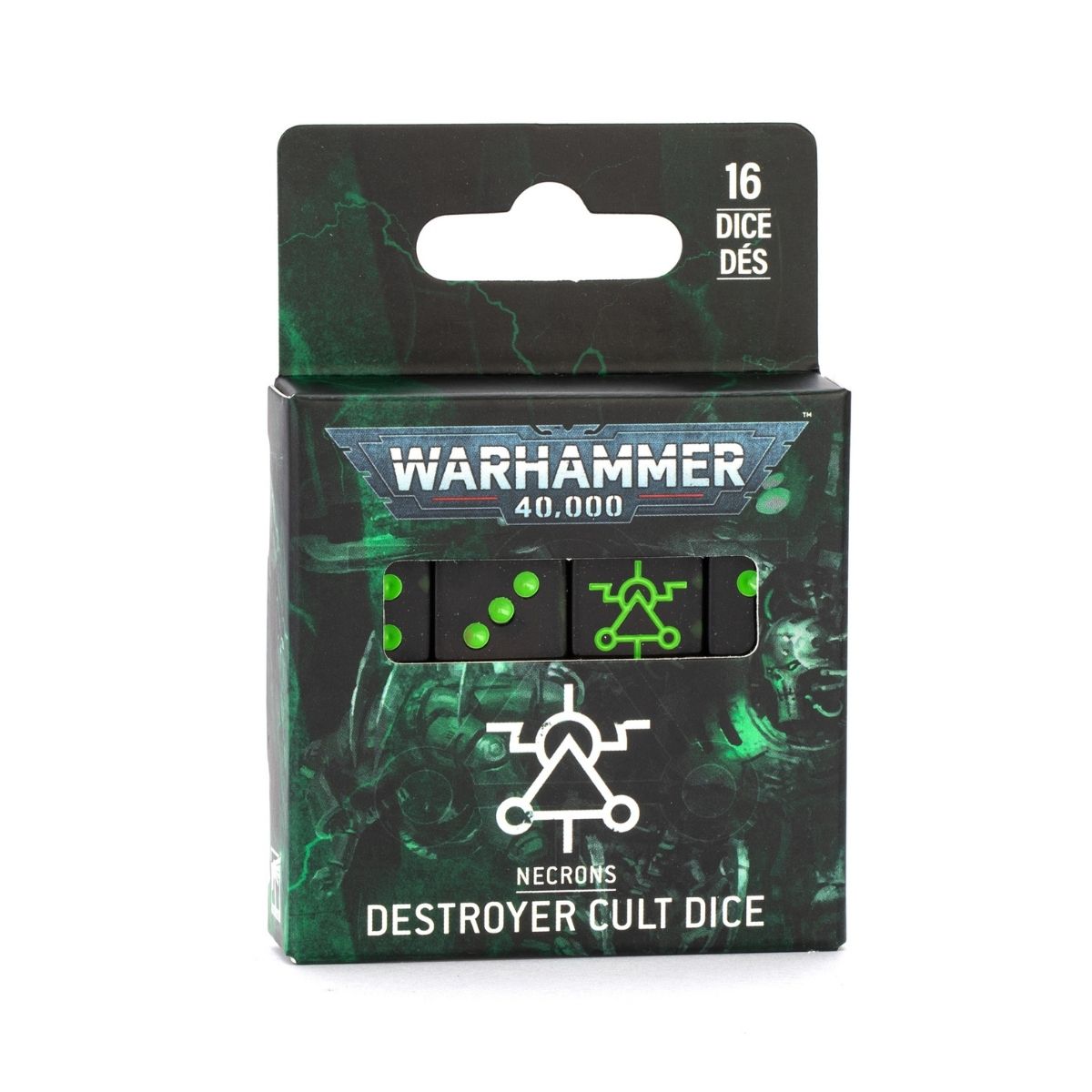 Warhammer 40.000 Necrons Destroyer Kult Würfelset