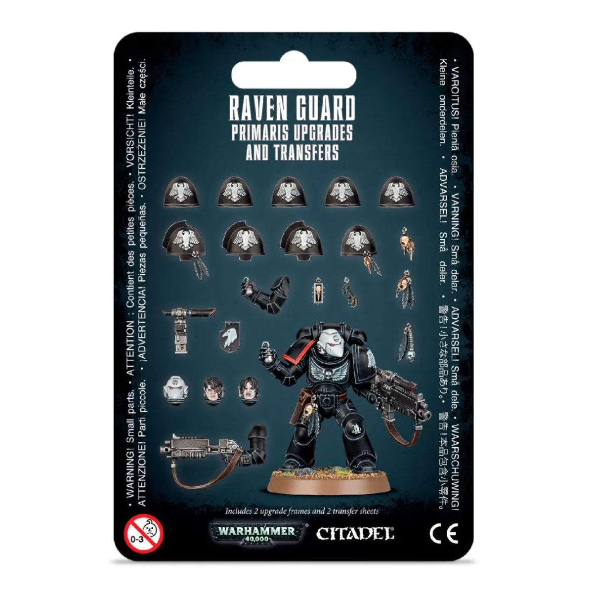 Warhammer 40.000 Raven Guard Primaris Upgrades and Transfers