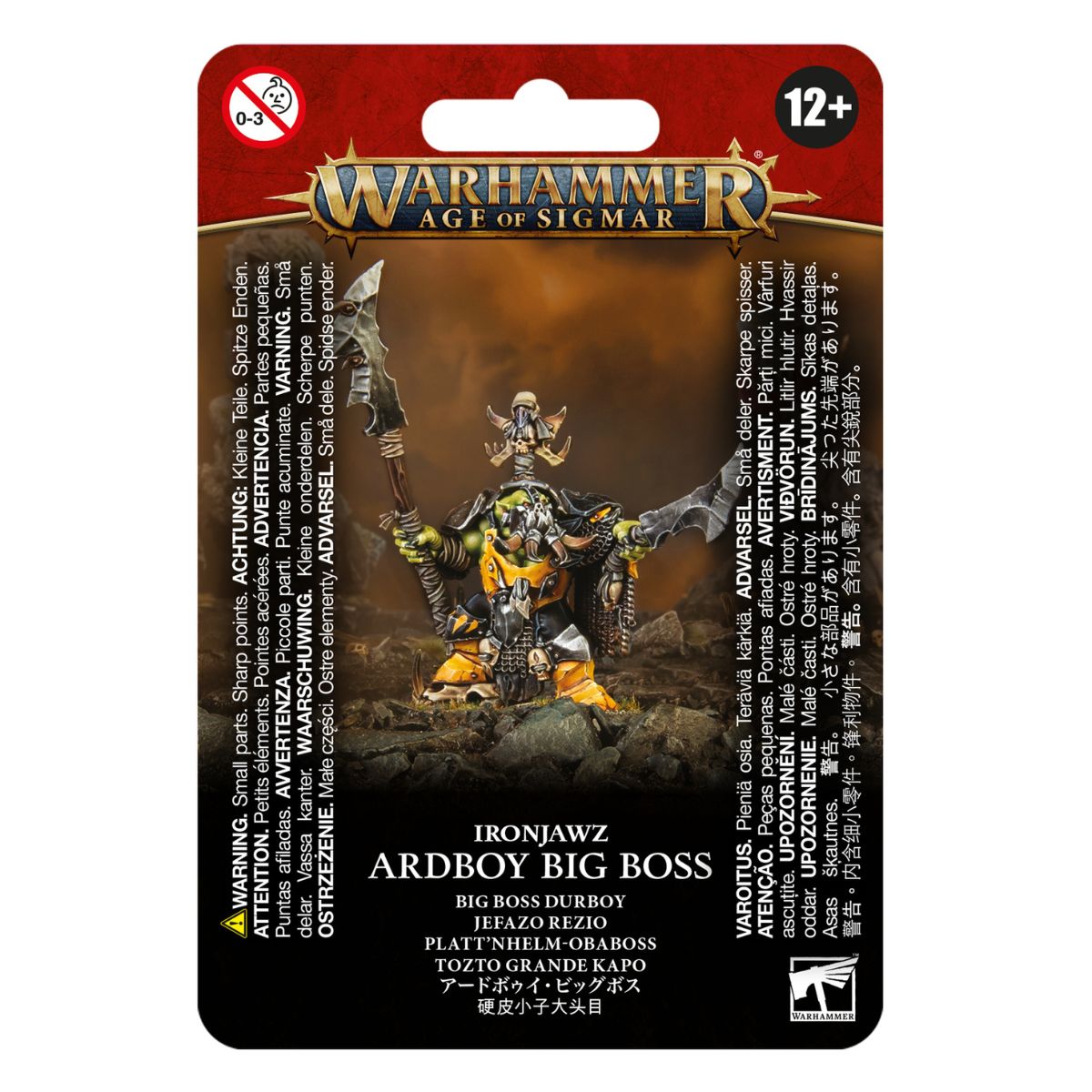Warhammer Age of Sigmar Ironjawz Ardboy Big Boss