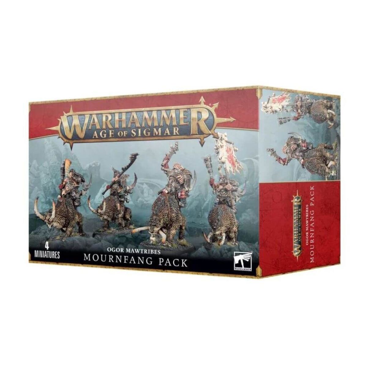 Warhammer Age of Sigmar Ogor Mawtribes Mournfang Pack