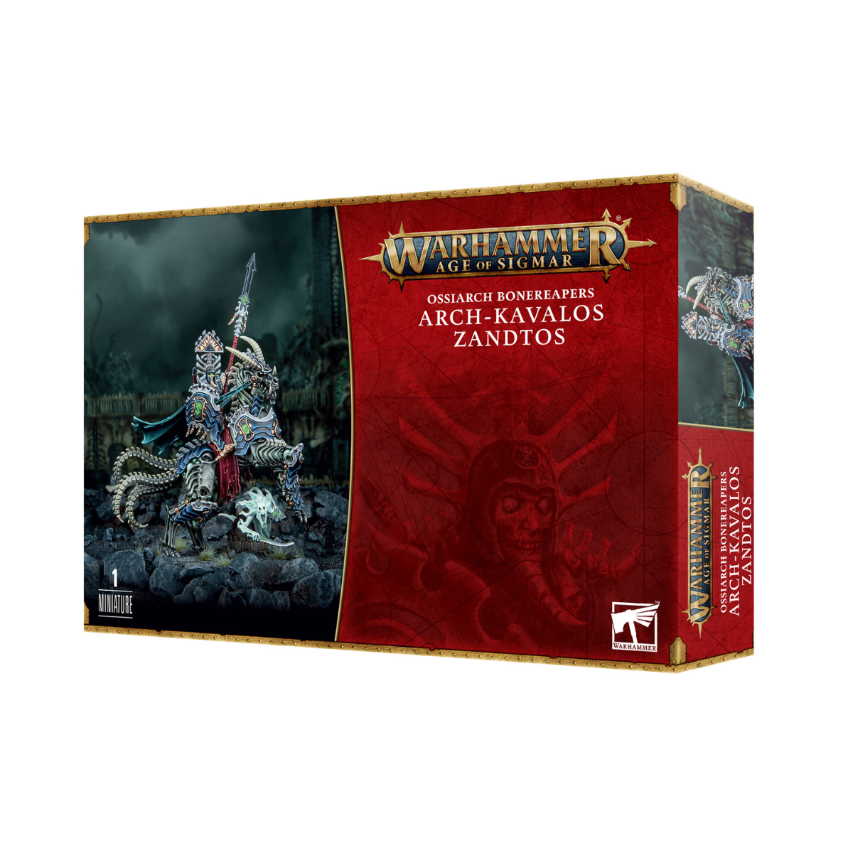 Warhammer Age of Sigmar Ossiarch Bonereapers Arch-Kavalos Zandtos