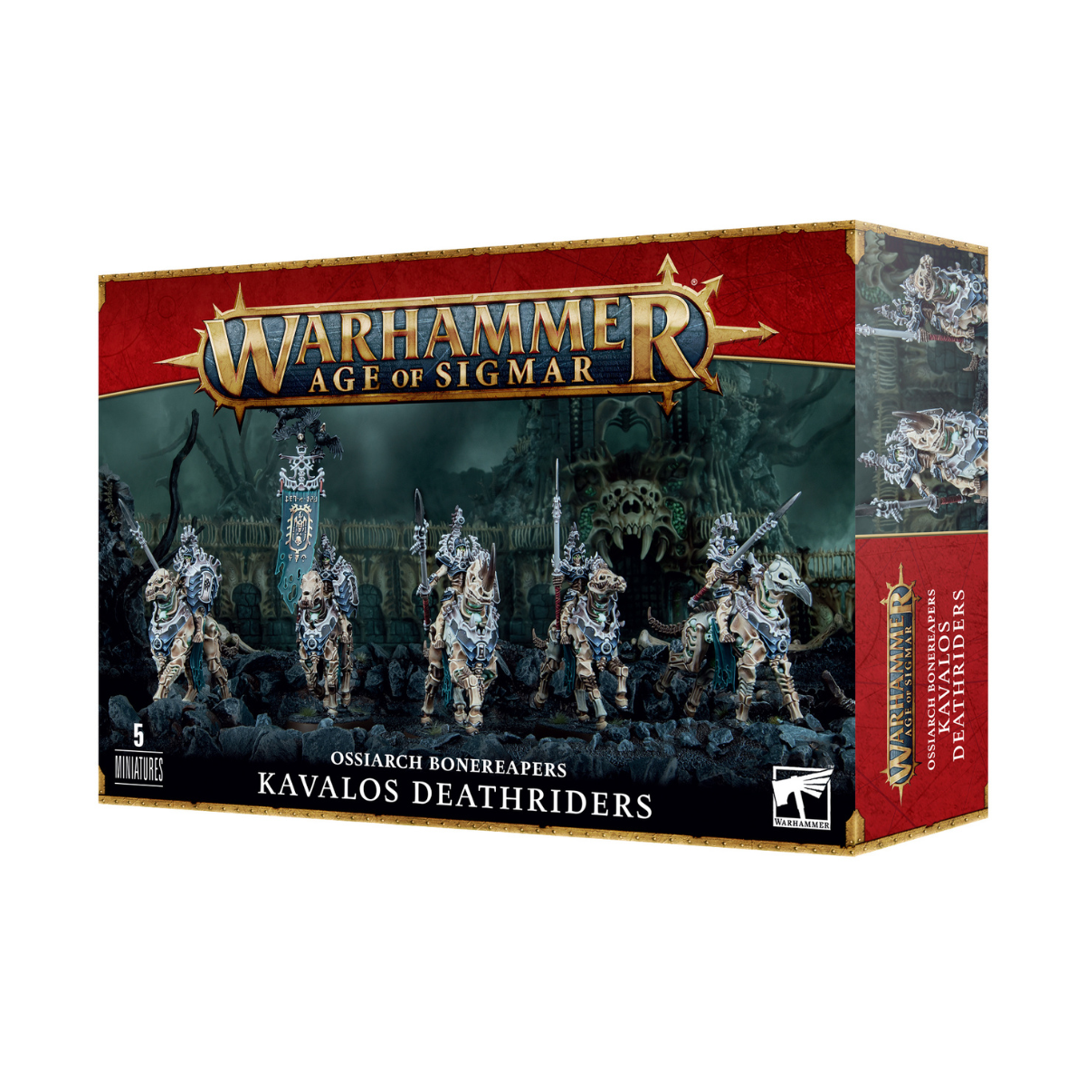 Warhammer Age of Sigmar Ossiarch Bonereapers Kavalos Deathriders