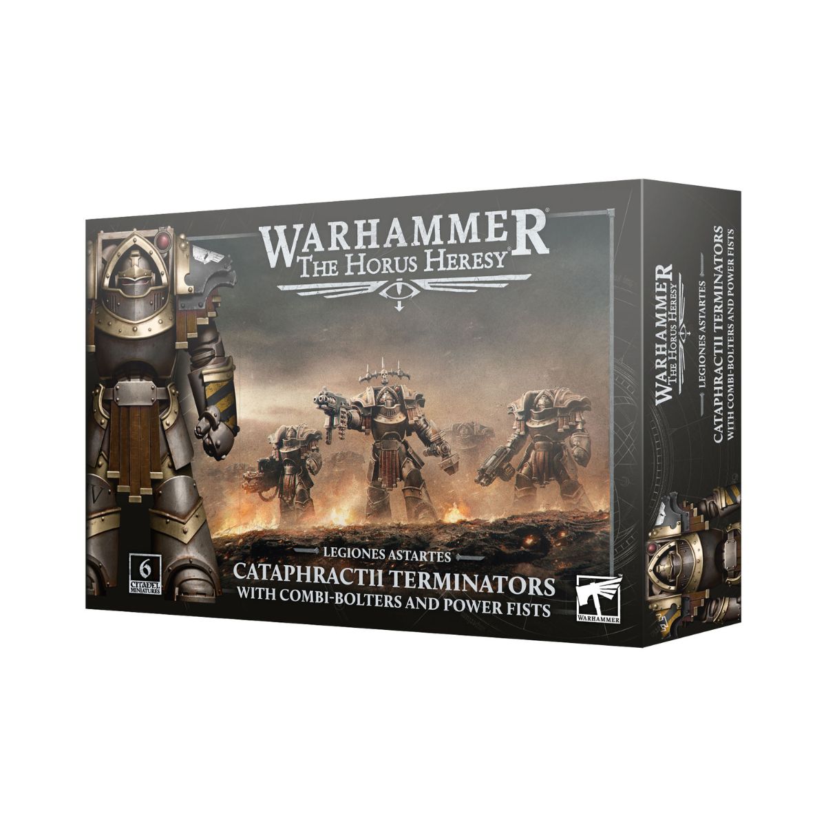 Warhammer The Horus Heresy Legiones Astartes Cataphractii Terminators With Power Fists and Combi Bolters
