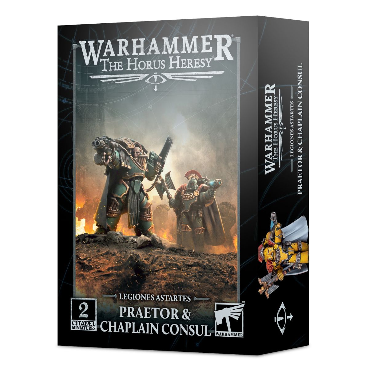 Warhammer The Horus Heresy Legiones Astartes Praetor & Chaplain Consul