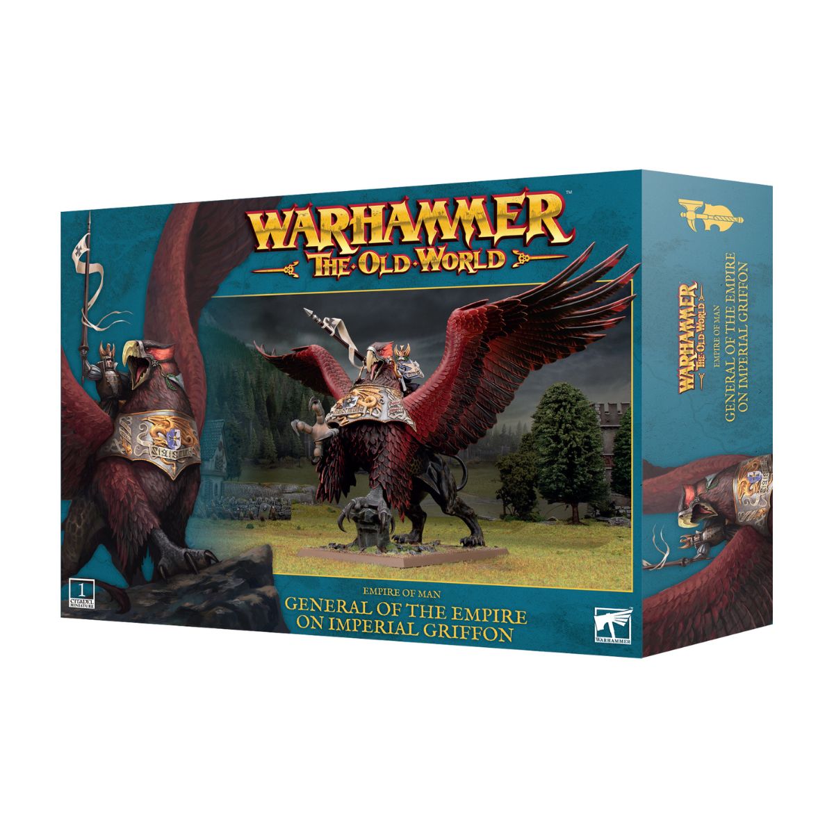 Warhammer The Old World Empire of Man General of the Empire on Imperial Griffin