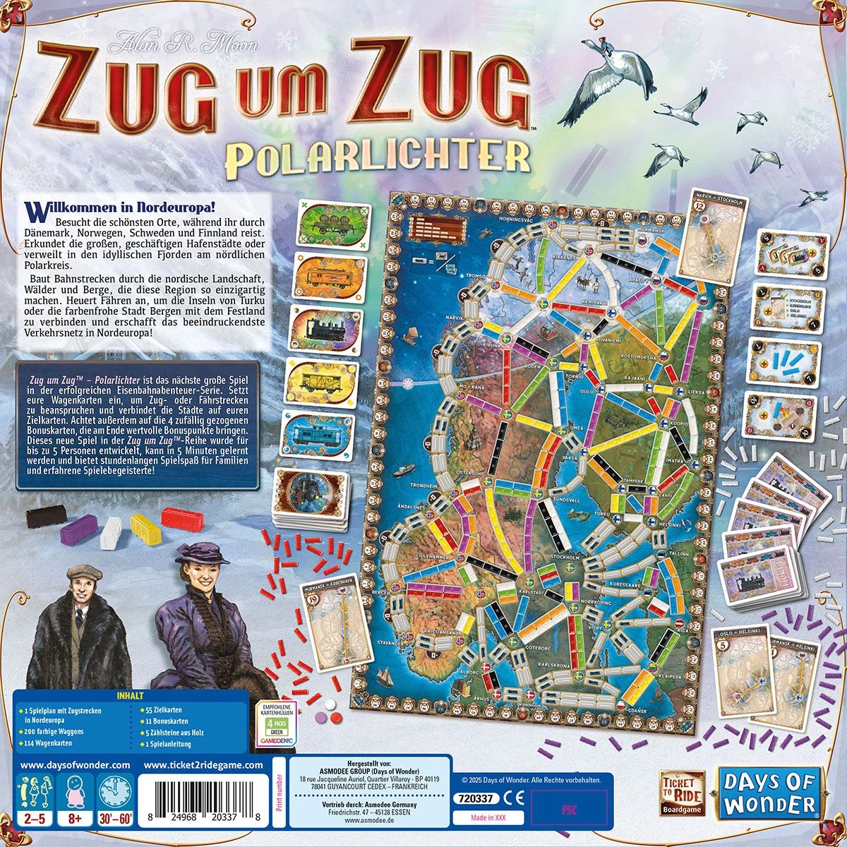 Zug um Zug Polarlichter