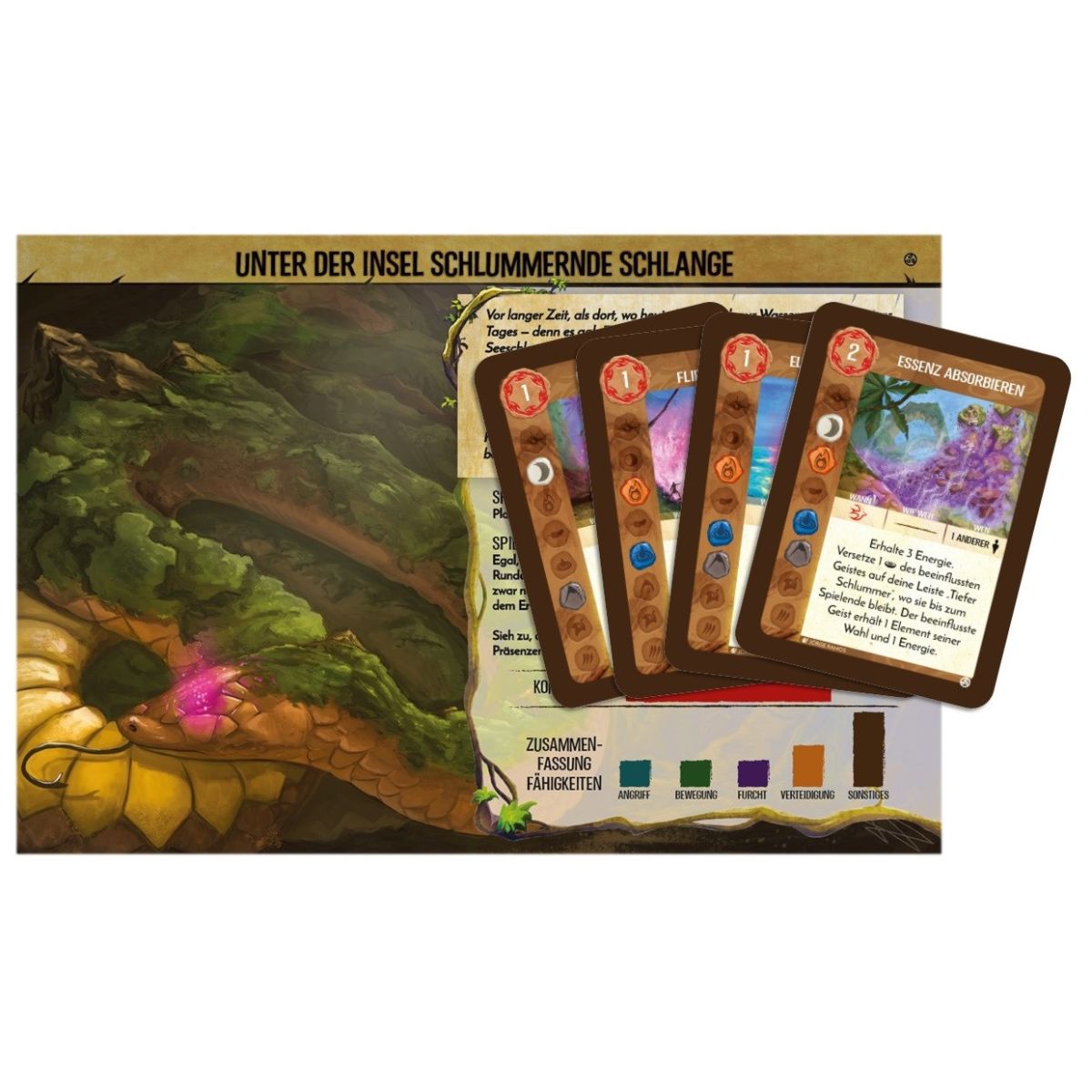 Spirit Island: Unter der Insel schlummernde Schlange [Mini-Erweiterung]