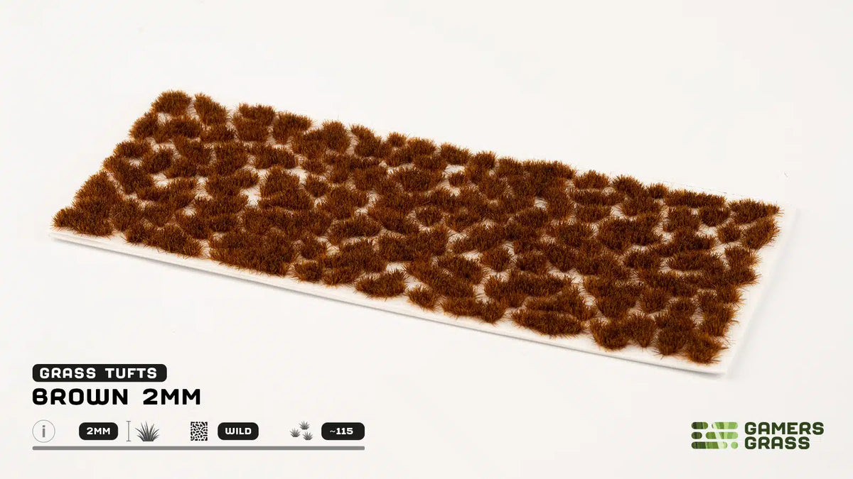 Gamers Grass Brown 2mm Tufts