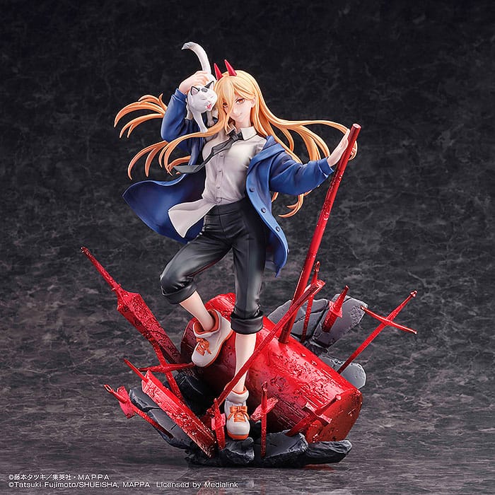 Chainsaw Man Power & Meowy Figur (28 cm)