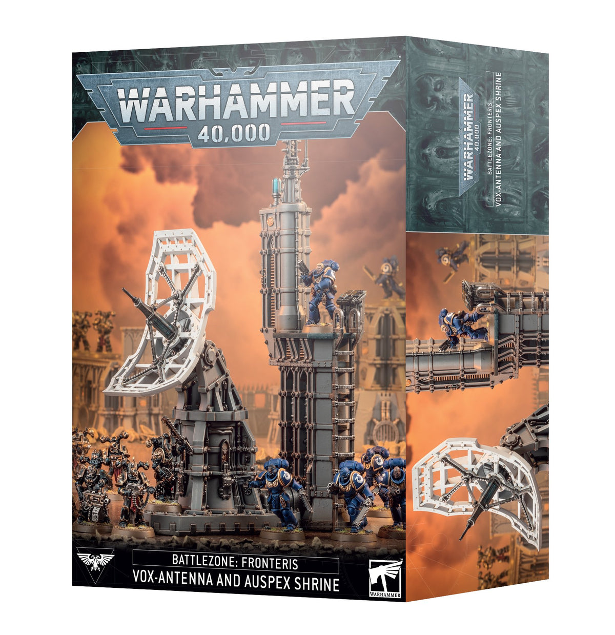 Warhammer 40.000 Battletone Fronteris VOX-Antenna and Auspex Shrine