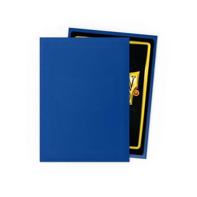 Dragon Shield Standard Size Matte Sleeves - Blue (100 Sleeves)