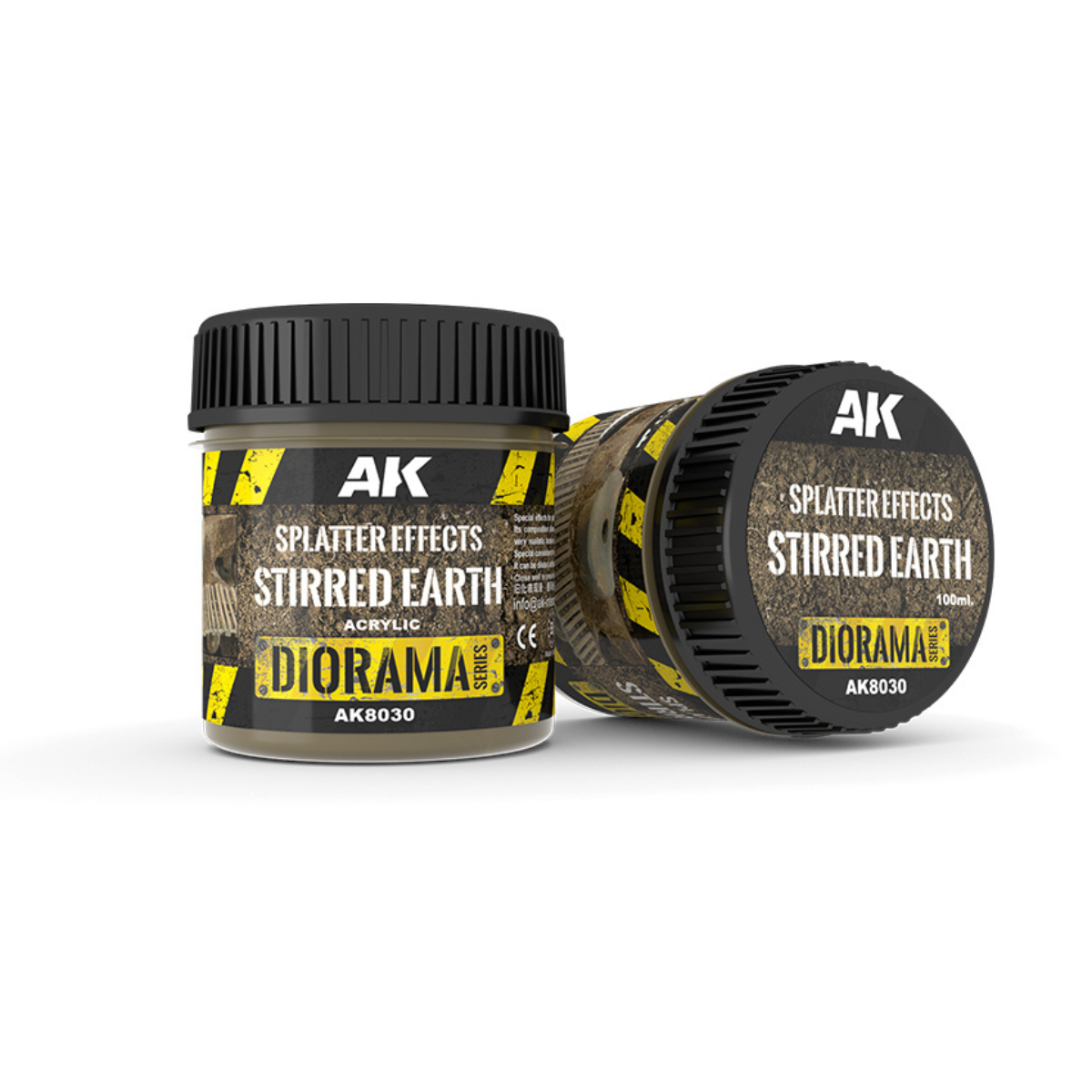 AK Interactive SPLATTER EFFECTS STIRRED EARTH - 100ml (Acrylic)