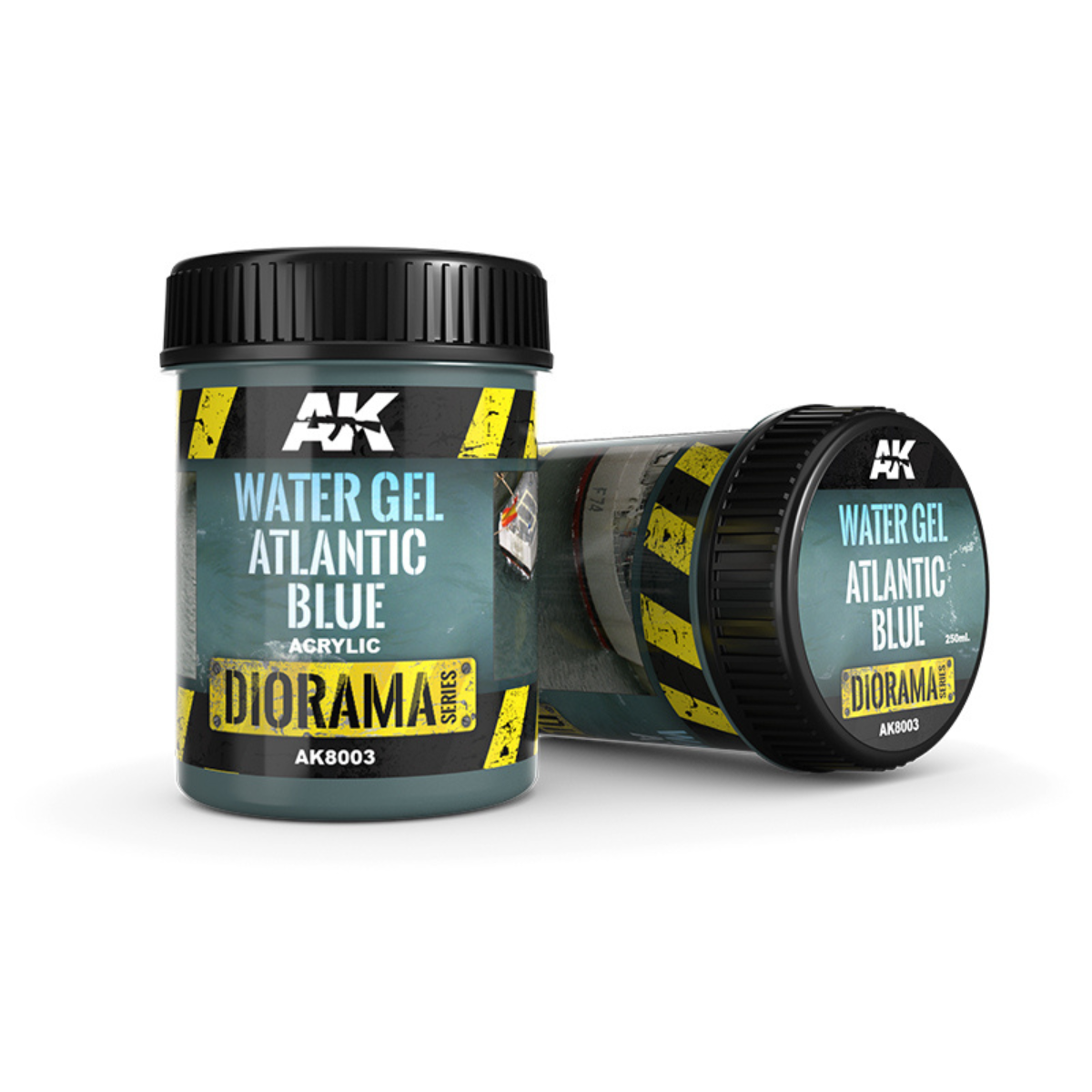 AK Interactive WATER GEL ATLANTIC BLUE - 250ml (Acrylic)