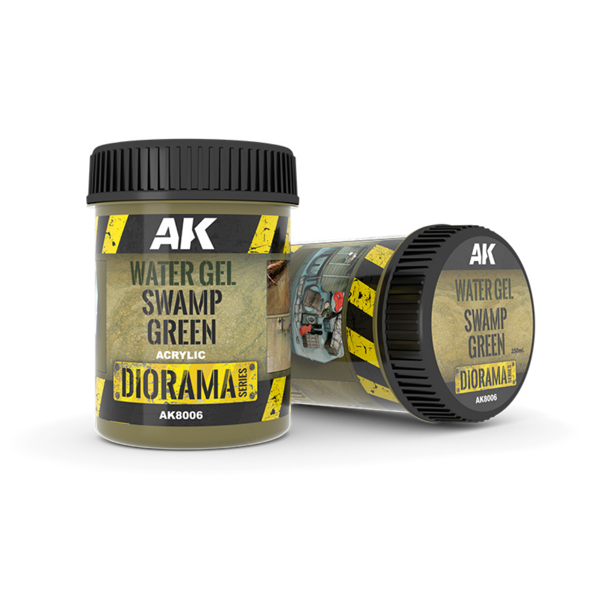 AK Interactive WATER GEL SWAMP GREEN EFFECTS - 250ml (Acrylic)